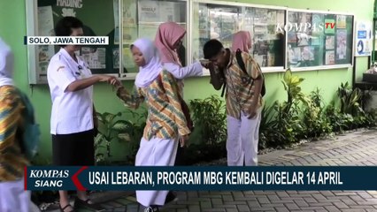 Usai Libur Lebaran, Program MBG di SMPN 14 Surakarta Dilanjutkan 14 April 2025