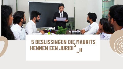 5 Beslissingen die Maurits Hennen een Juridisch Merk maakten