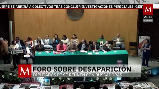 Madres buscadoras participan del Foro sobre Desaparición en la Cámara de Diputados