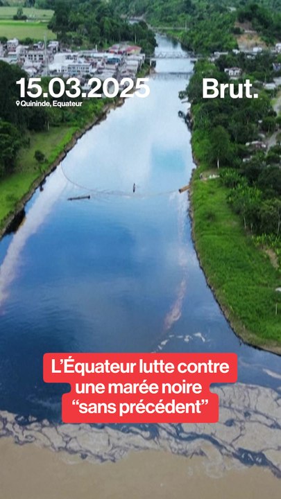 Un glissement de terrain provoque une marée noire en Équateur