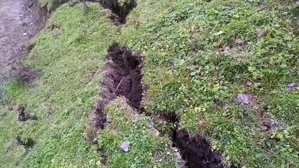 Heyelan mağduru vatandaş çözüm istiyor