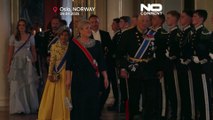 NO COMMENT: La princesa Ingrid de Noruega debuta en una visita de Estado con una cena en palacio