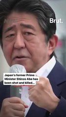 Former Japanese PM assassinated