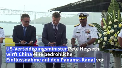 US-Verteidigungsminister Hegseth: China bedroht den Panama-Kanal