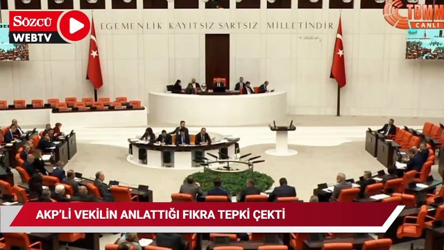 AKP'li vekilin Meclis'te anlattığı fıkra Bekir Bozdağ'ı bile çileden çıkardı: 'Özür dile!'