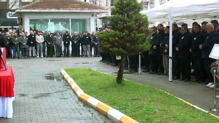 Sinop'ta kalp krizi geçiren polis memuru gözyaşlarıyla memleketine uğurlandı