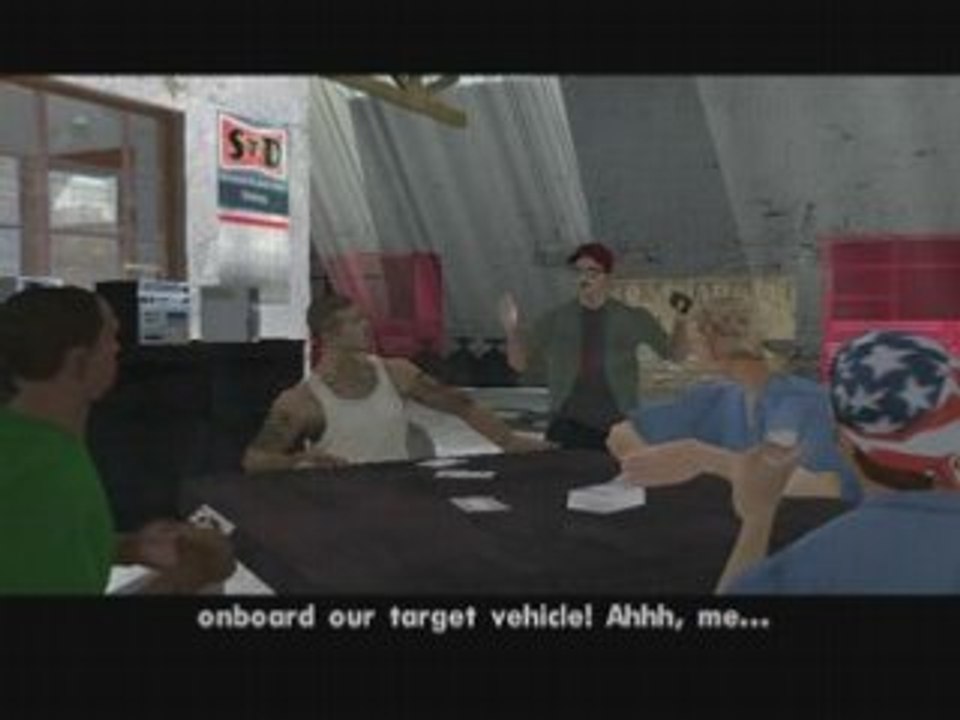 GTA: San Andreas CUTSCENE [050] Zeroing In