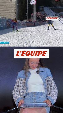 Lou Jeanmonnot revient sur sa sa chute qui lui a coûté la victoire - Biathlon - Coupe du monde