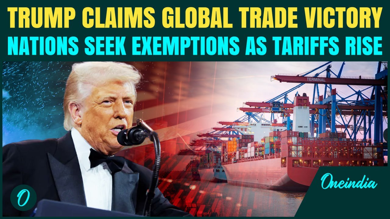 Trump Says Countries ‘Kissing My A**’ for Tariff Exemptions Ahead of New U.S. Trade Crackdown |Watch