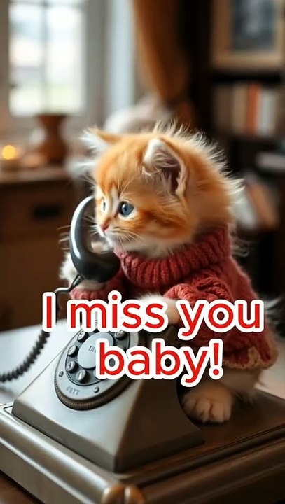 Cat funny calling to your girlfriend 🤣🤣