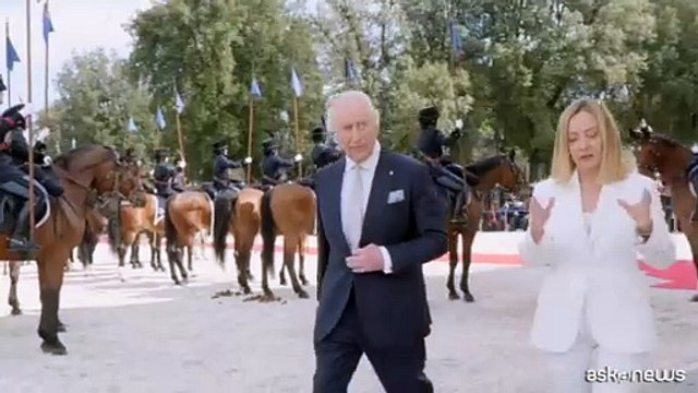 L'incontro tra Re Carlo e Meloni a Villa Doria Pamphilj