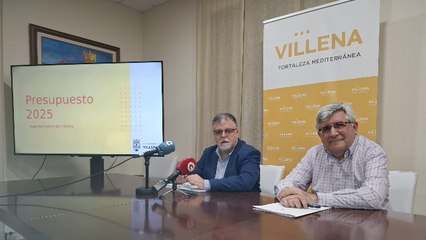Presupuestos municipales 2025. Alcalde y concejal de Hacienda