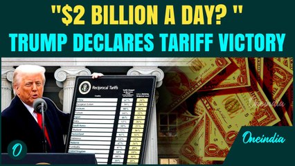 "Money Is Pouring In" Trump Boasts Tariff Revenue but Is $2 Billion A Day Even Real?