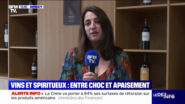 Ça fait peur : Hortense Bernard (société Millésima à Bordeaux) s'inquiète de l'avenir de la filière viticole après l'entrée en vigueur des droits américains