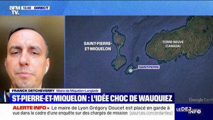 "J'espère qu'il nous présentera ses excuses": le maire de Miquelon-Langlade affirme être "choqué et scandalisé" des propos de Laurent Wauquiez