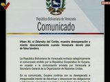 Comunicado | Venezuela rechaza comunicado emitido por Guyana sobre plan de falsa bandera