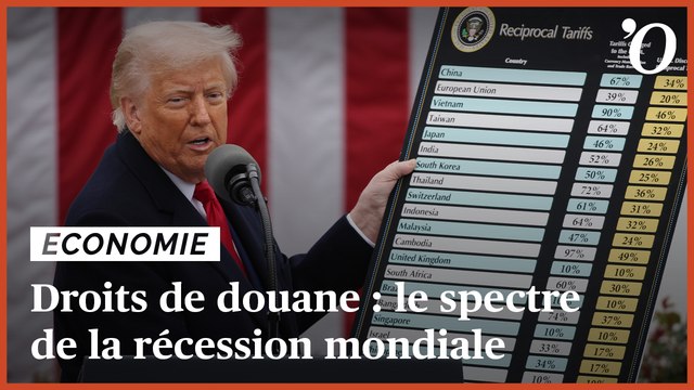 Droits de douane et chute des bourses: le spectre de la récession mondiale