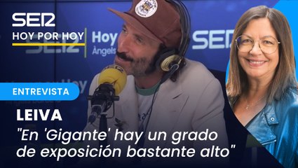Leiva habla del ejercicio de sinceridad de su último disco, 'Gigante': "He puesto palabras a situaciones que no me atrevía a hablar con mis amigos o familia"