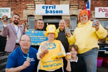 Nails, bolts & big hears: Craven Arms shop raises £2500 for Marie Curie
