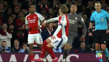 Champions League 2025 Arsenal vs Real Madrid (1/4 finais) com Tiago Leyfert (SBT)