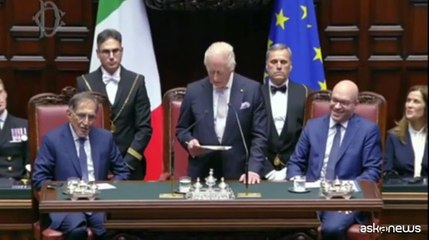 Re Carlo alla Camera in italiano: spero di non rovinare lingua di Dante