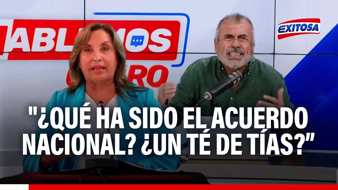 Nicolás Lúcar cuestiona Acuerdo Nacional entre Dina Boluarte y autoridades: Un té de tías