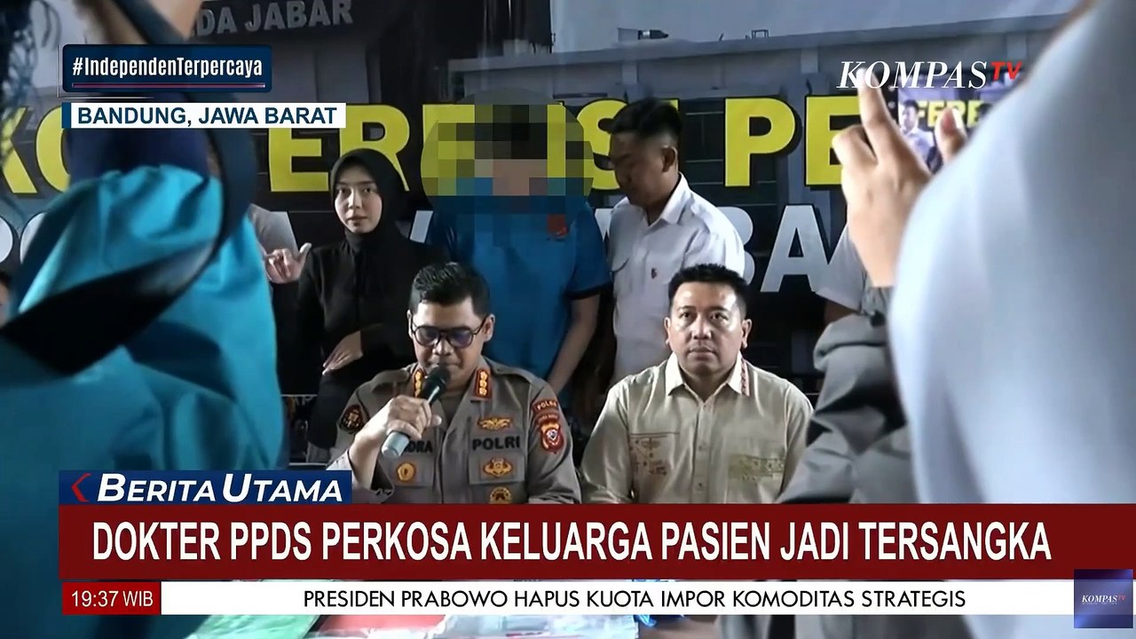 Polda Jabar Tahan Dokter PPDS Unpad Terkait Dugaan Perkosaan di RSHS Bandung