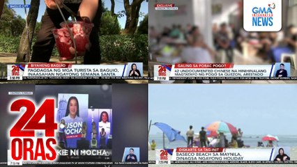 24 Oras: (Part 2) Mocha Uson, sinulatan ng COMELEC dahil sa "sexually suggestive elements" ng kanyang campaign jingle; pagdagsa ng mga turista sa Baguio, inaasahan ngayong Semana Santa; Baseco Beach sa Maynila, dinagsa ngayong holiday, atbp.