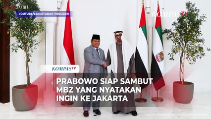 Prabowo Bertemu MBZ di Istana Qasr Al Shatie, Ini yang Dibahas
