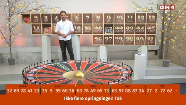 Jan i Frederikshavn med 2 ture på lykkehjulet og vinder i alt 1767 kroner samt bingo bamse | SIFA tv bingo og tv sendt den 8 April 2025 på DK4