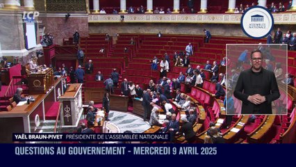 Questions au Gouvernement - Questions au Gouvernement du mercredi 09 avril 2025