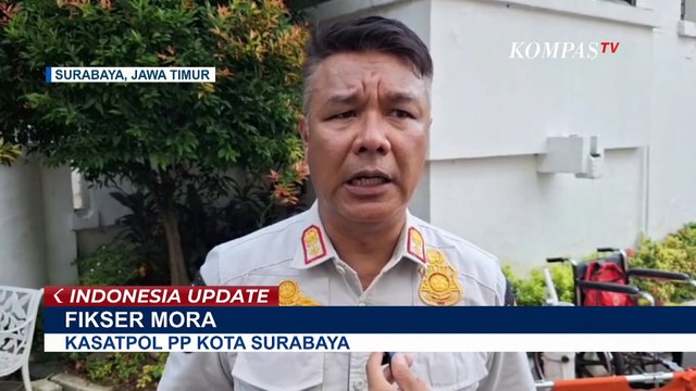 Satpol PP Surabaya Segel Gerai Es Krim yang Diduga Mengandung Alkohol