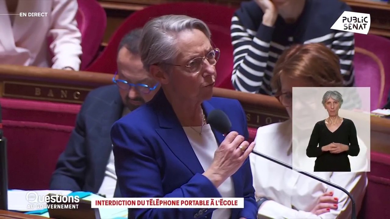 Collège : Elisabeth Borne annonce la généralisation de l’interdiction des téléphones portables