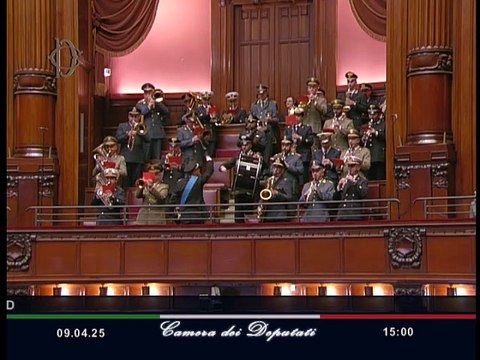 Roma - Visita di Stato di Re Carlo III e della Regina Camilla alla Camera dei deputati (italiano) (09.04.25)