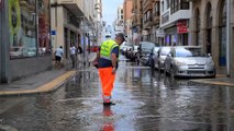 Riadas en Gran Canaria por la llegada de la borrasca Olivier, que ya se desplaza a la península