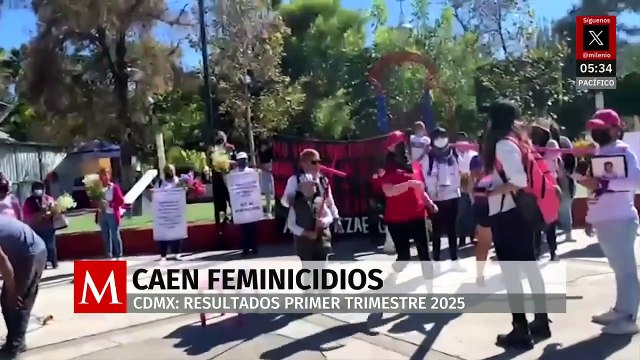 Fiscalía de CdMx reporta disminución de feminicidios en primer trimestre de 2025