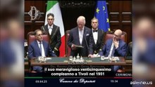 Re Carlo ricorda Falcone, standing ovation alla Camera