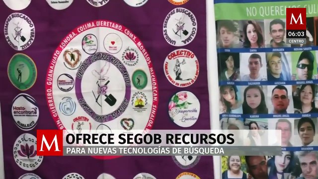 Segob ofrece recursos para nuevas tecnologías de búsqueda de desaparecidos