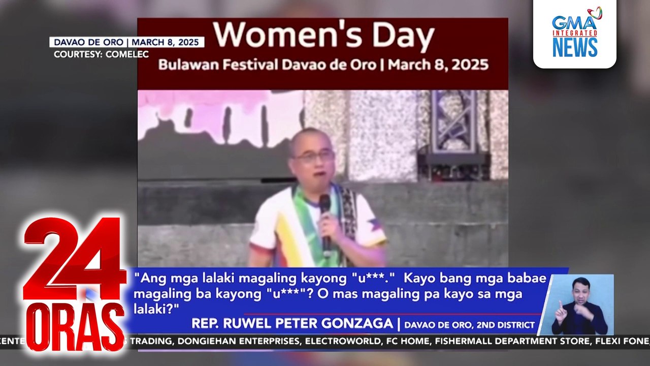Rep. Gonzaga, inisyuhan ng show cause order ng Comelec kaugnay ng umano’y bastos na pahayag | 24 Oras