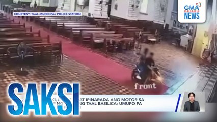 Lalaki, ipinasok at ipinarada ang motor sa harap ng altar ng Taal Basilica; umupo pa sa upuan ng pari | Saksi