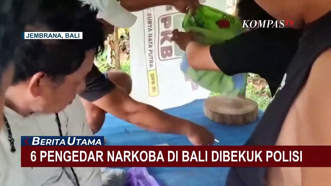 Polisi Tangkap Enam Pengedar Sabu di Jembrana Bali, Salah Satunya Residivis