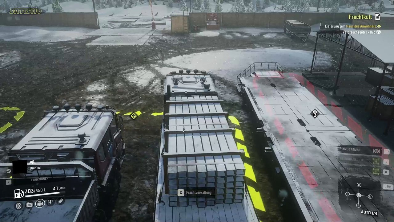 Brücke zur Sägemühle und zum Lager. | SnowRunner | Ep. 6