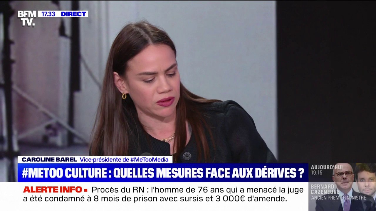 #Metoo culture: "Il faut protéger les mineurs, et ce n'est pas à la victime de dire qu'elle n'aurait pas dû accepter quelque chose", affirme Caroline Barel, vice-présidente de #MetooMedia