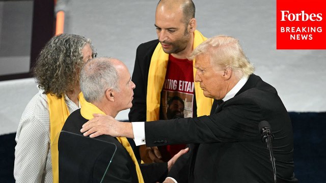 Trump Invites Former Hostages Held In Hamas Captivity On Stage At GOP Event