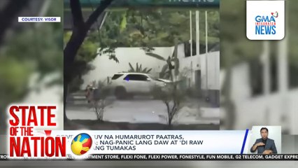 Driver ng SUV na humarurot paatras, pinalaya na; nag-panic lang daw at 'di raw nagtangkang tumakas | SONA
