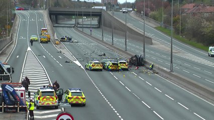 High-Speed Chase Wrecks Four Police Cars in Northern England
