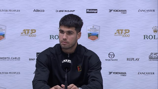 Tennis - Rolex Monte-Carlo Masters 2025 - Carlos Alcaraz : It's kind of relief that I got my first win at Monte-Carlo