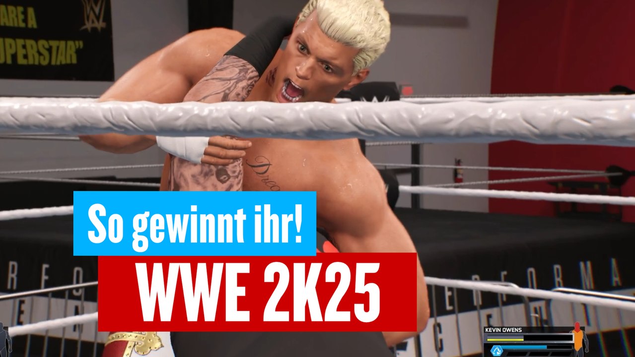 WWE 2K25: So gewinnt ihr ein Match