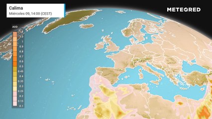 Acusada irrupción sahariana de polvo sobre la península y Baleares