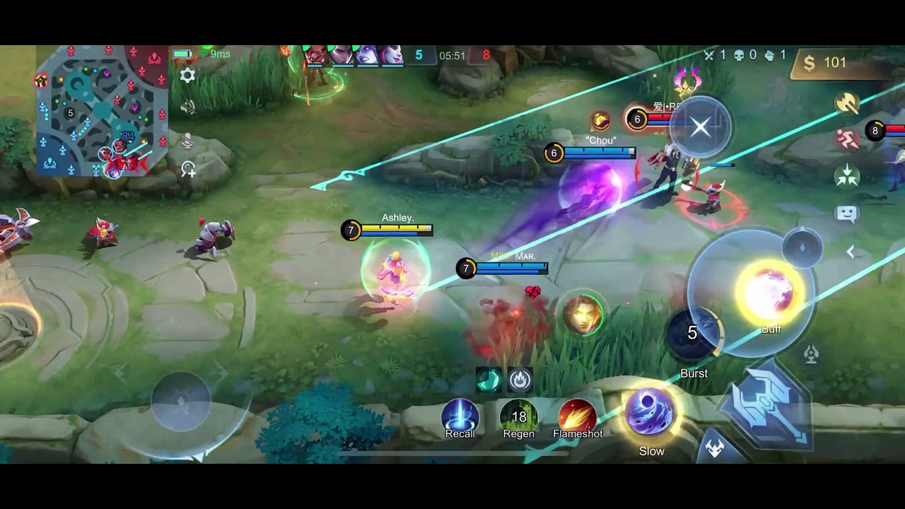 Gapping the enemy core | Mobile Legends: Bang Bang